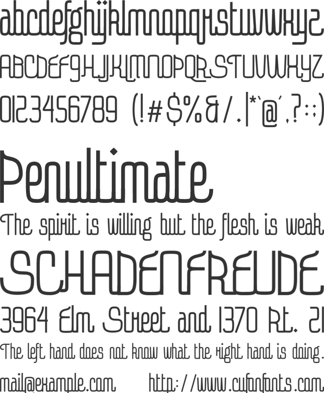 Amal Baik font preview