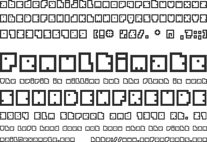 BM Biscuit font preview