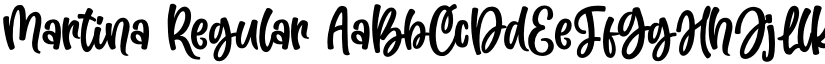 Martina Regular font