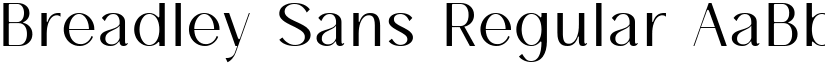 Breadley Sans Regular font
