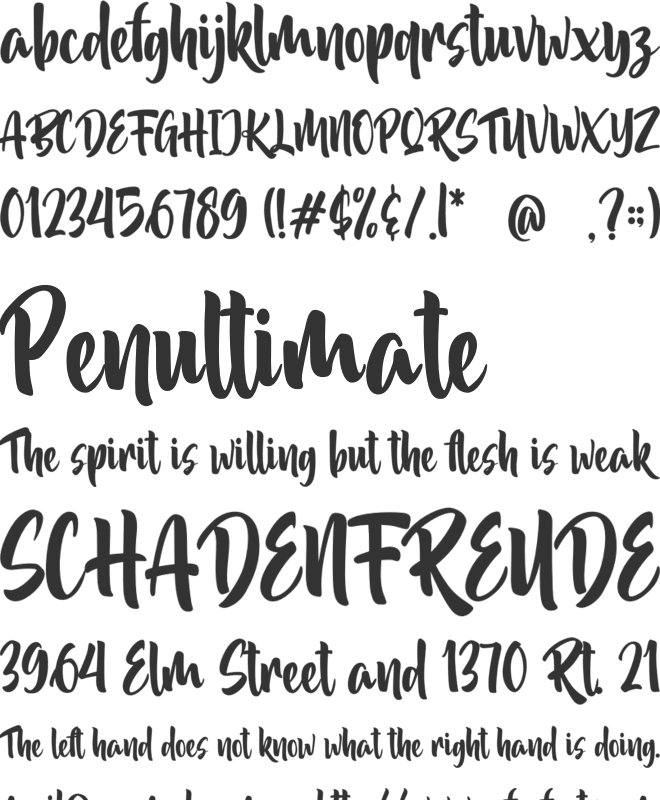 Akidan Hatory font preview