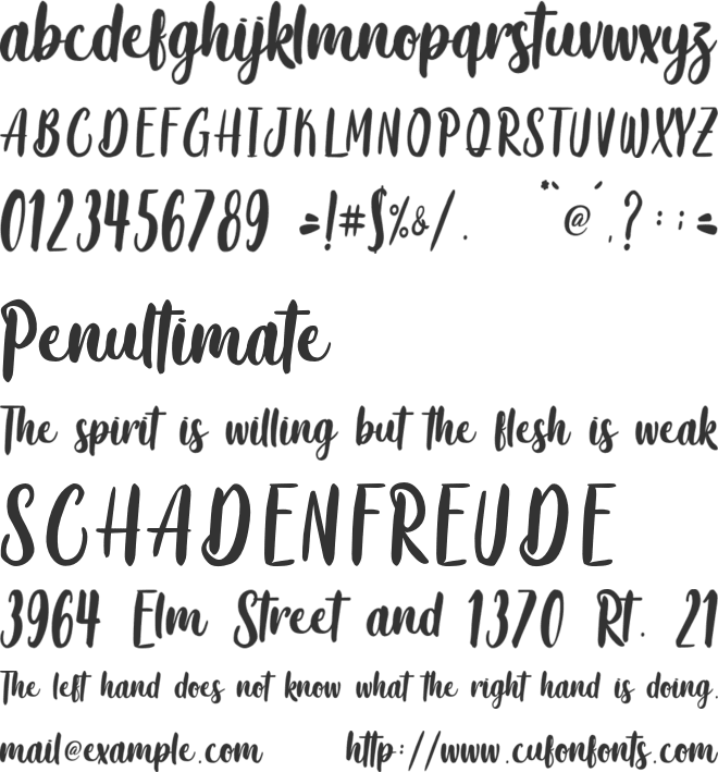 Suki Yaki - Personal Use font preview