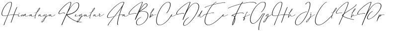 Himalaya Regular font