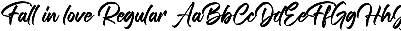 Fall in love font download