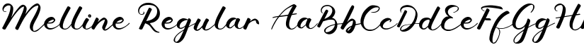 Melline Regular font
