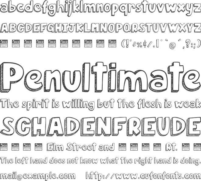 Game On_PersonalUseOnly font preview