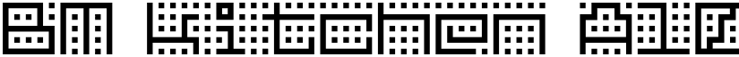 BM kitchen A10 font