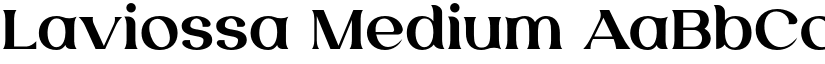 Laviossa Medium font