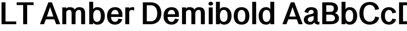 LT Amber Demibold font