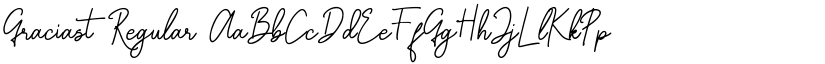 Graciast Regular font