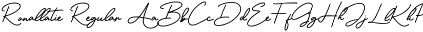 Ronallatie font download