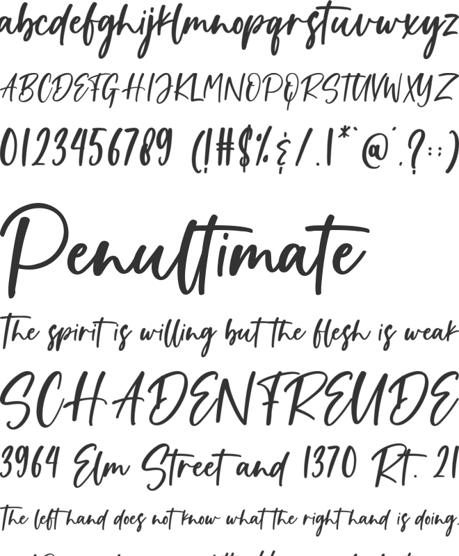 Supersonic font preview