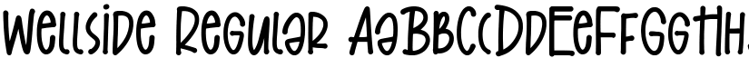 Wellside Regular font