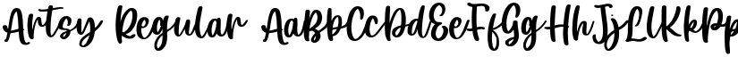 Artsy Regular font