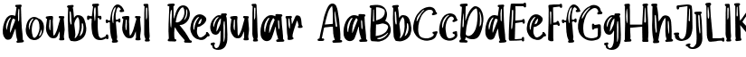 doubtful font download