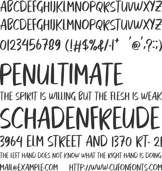 foolish font preview