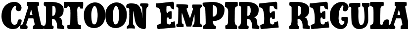 Cartoon Empire Regular font