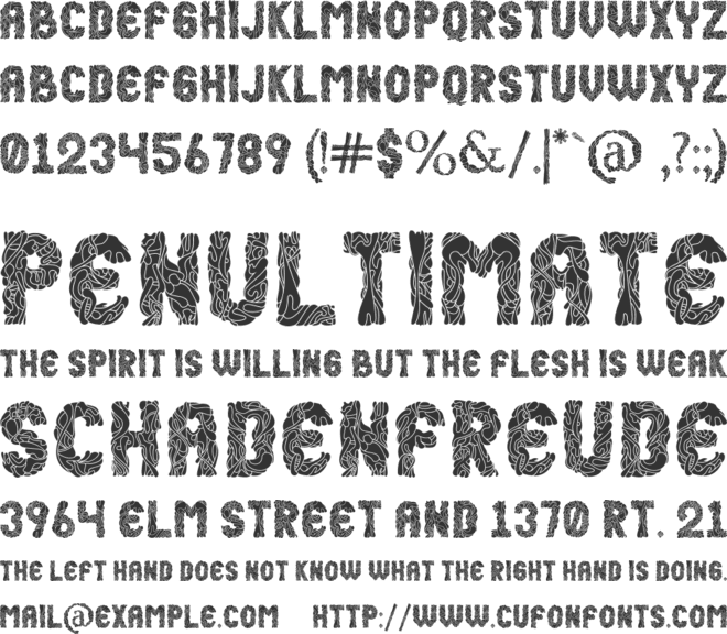 Lika-Liku font preview