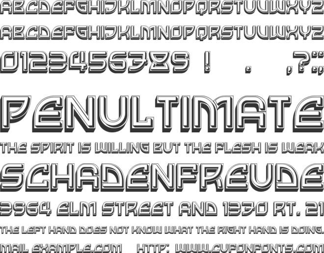 Vineyard font preview