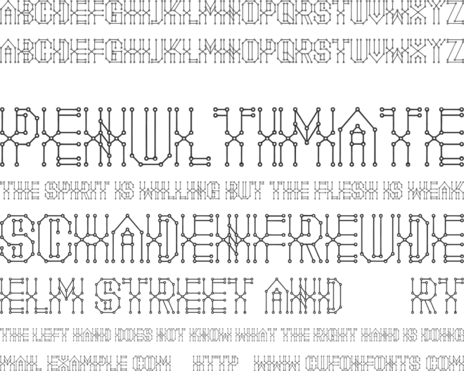 Peninsula font preview