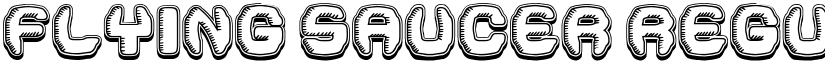 Flying Saucer Regular font