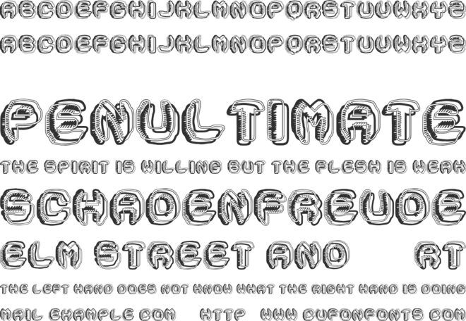 Jackdow font preview