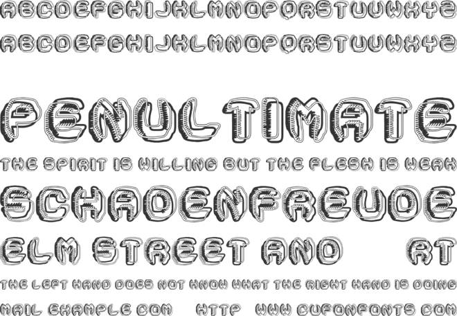 Jackdow font preview