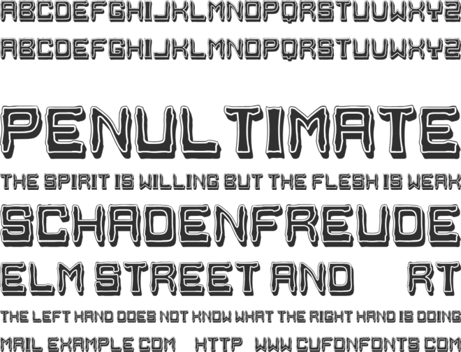 Malaysian font preview
