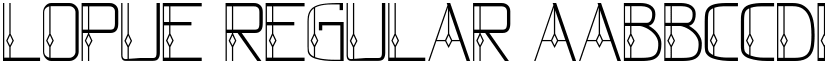 lopue Regular font