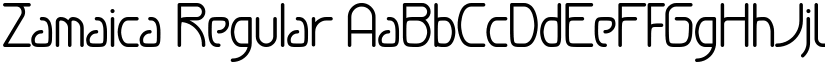 Zamaica Regular font