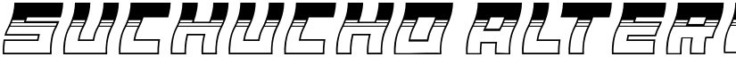 Suchucho Alternate Regular font