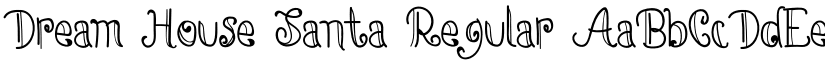 Dream House Santa Regular font