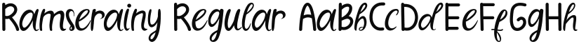 Ramserainy Regular font