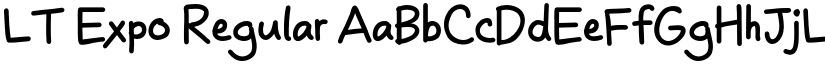 LT Expo Regular font