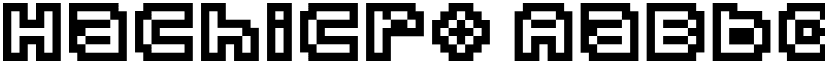 Hachicro font