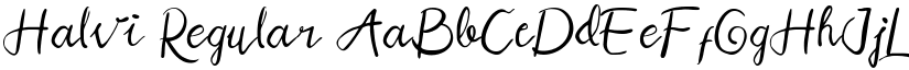 Halvi Regular font