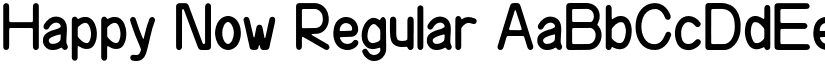 Happy Now Regular font