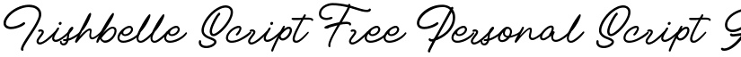 Irishbelle Script Free Personal Script font