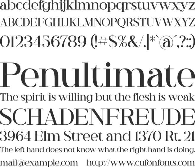 Riley Frost font preview