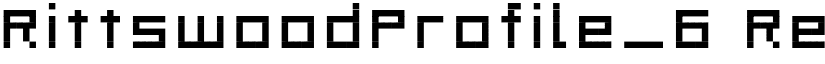 RittswoodProfile_6 Regular font