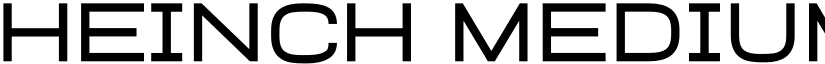 Heinch Medium font