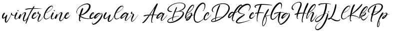 winterline Regular font