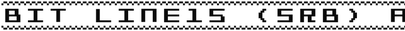Bit Line15 (sRB) font