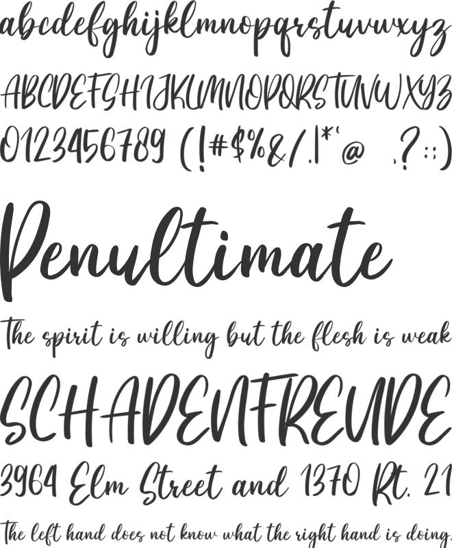 Grand Historia font preview