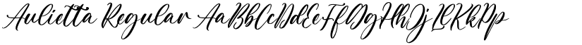 Aulietta Regular font