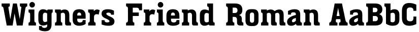 Wigners Friend Roman font
