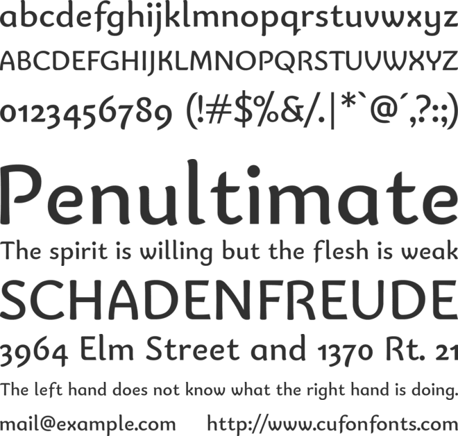 Bainsley font preview