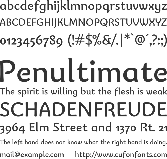 Bainsley font preview