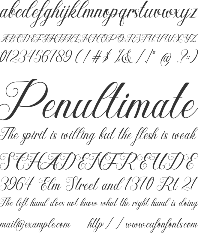 Hesty Aqaky font preview