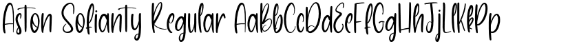 Aston Sofianty font download
